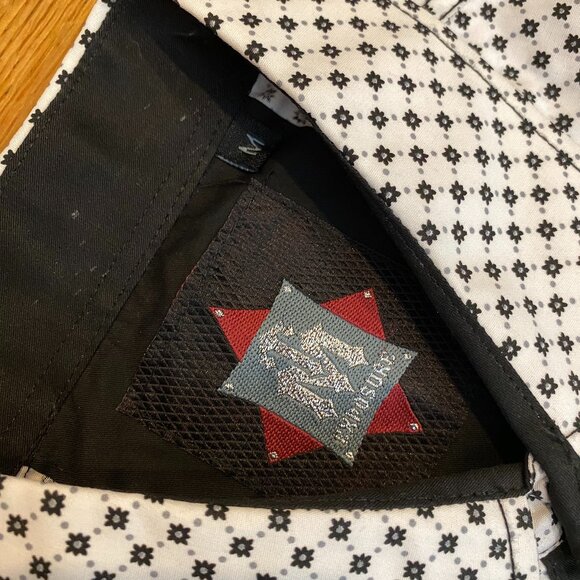 TM Exposure Western Shirt Men Medium Pearl Snap Cowboy Flower Medallion NWT - Picture 7 of 10